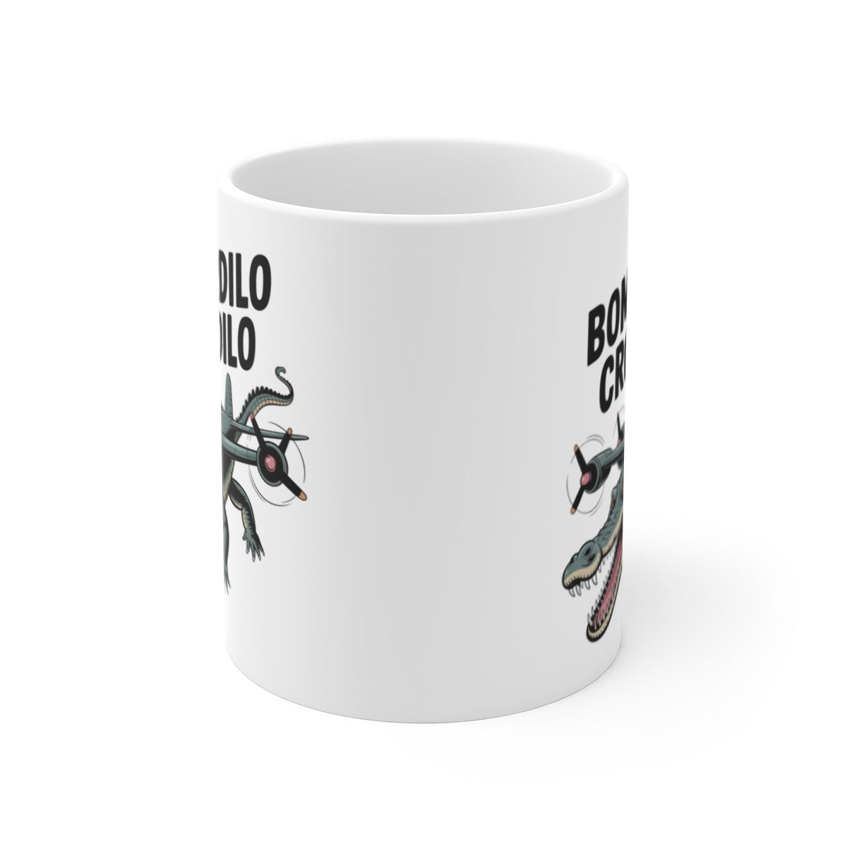 Mug Bombardilo Crocodilo 325ml- Tasse Crocodile Avion Humour Militaire