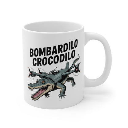 Mug Bombardilo Crocodilo 325ml- Tasse Crocodile Avion Humour Militaire