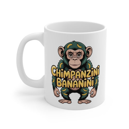 Mug Chimpanzini Bananini 325ml Tasse Singe Humour Banane Originale