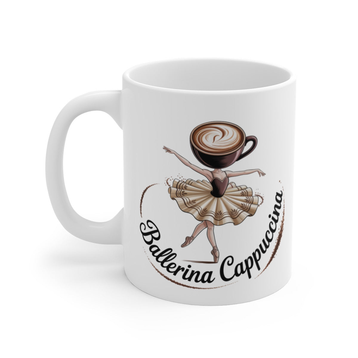 Mug Ballerina Cappuccino 325ml Tasse Danseuse Café Originale Idée Cadeau