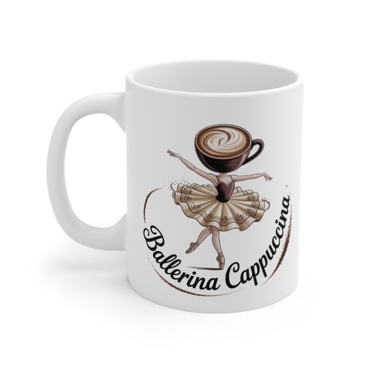 Mug Ballerina Cappuccino 325ml Tasse Danseuse Café Originale Idée Cadeau