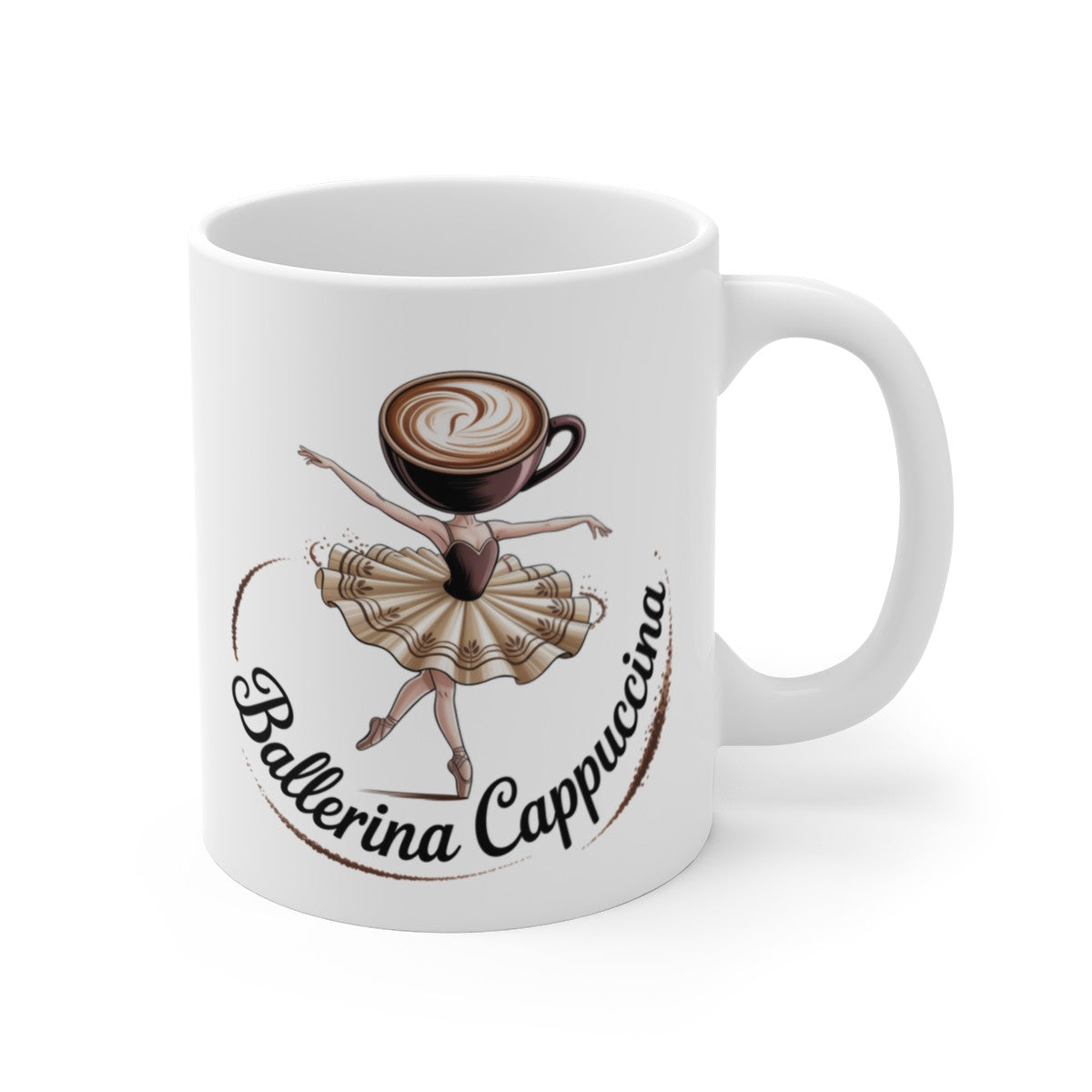 Mug Ballerina Cappuccino 325ml Tasse Danseuse Café Originale Idée Cadeau