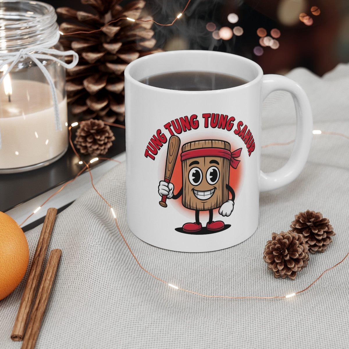 Mug Tung Tung Sahur 325ml Tasse Ramadan Humoristique Tambour Sahur
