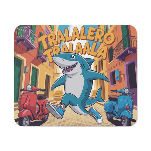 Tapis de Souris Requin Marrant “Tralalero Tralaala” – Requin Bleu qui Danse en Ville
