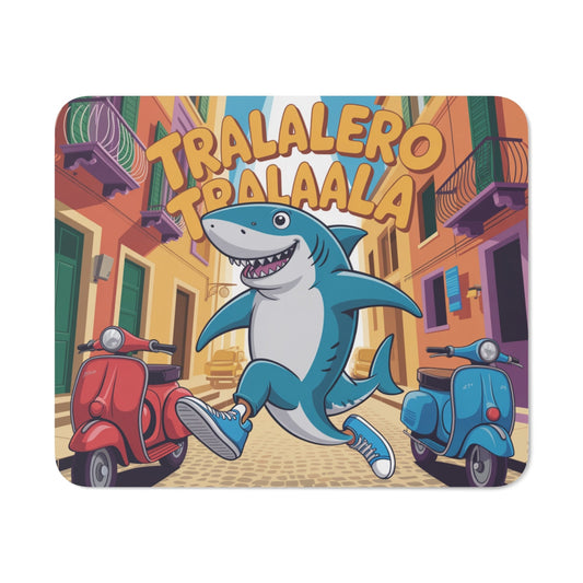 Tapis de Souris Requin Marrant “Tralalero Tralaala” – Requin Bleu qui Danse en Ville