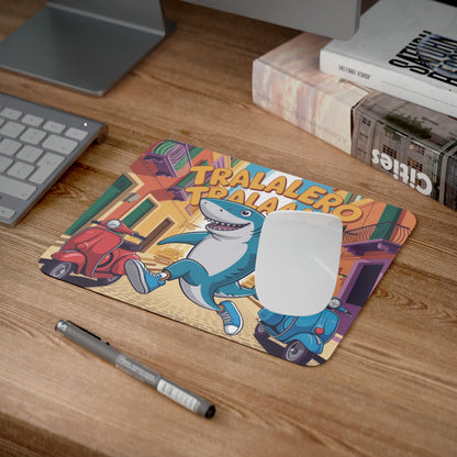 Tapis de Souris Requin Marrant “Tralalero Tralaala” – Requin Bleu qui Danse en Ville