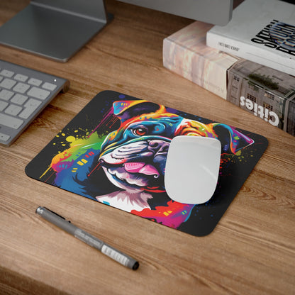Tapis de Souris Bulldog Coloré Design Street Art Graffiti  Chien Pop Art