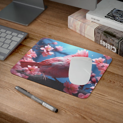 Tapis de Souris Oiseau Cardinal – Illustration Fleurs de Cerisier