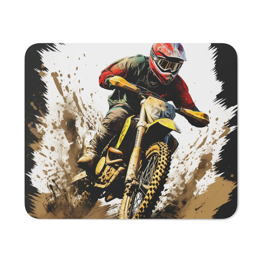 Tapis de Souris Motocross 22x18 cm – Motard Crossbike