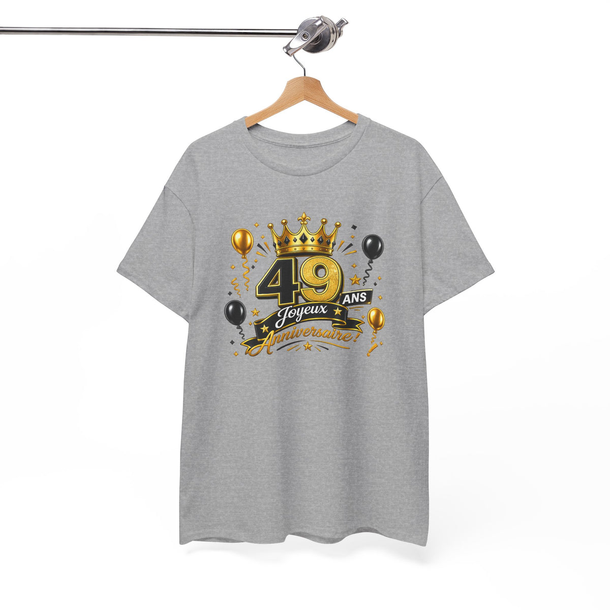 Tee Shirt Anniversaire 49 Ans Homme et Femme – Joyeux Anniversaire – Cadeau 49 Ans