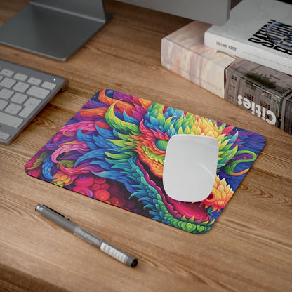 Tapis de souris 22x18 cm – Dragon Arc-en-Ciel Stylisé