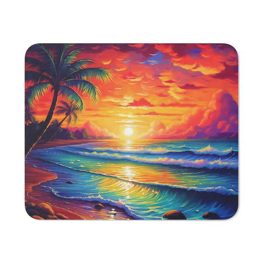 Tapis de souris 22x18 cm – Coucher de Soleil Tropical