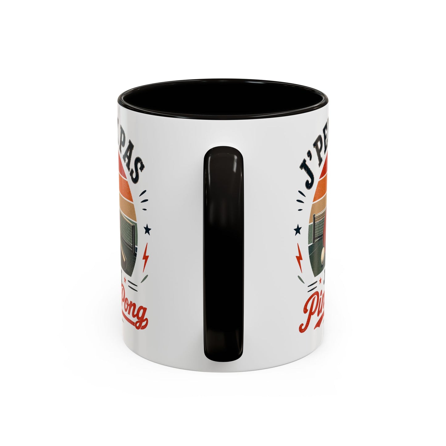 Tasse J’Peux Pas J’Ai Ping Pong – Mug Tennis de Table Vintage Humoristique – Cadeau Joueur Homme Femme 325ml