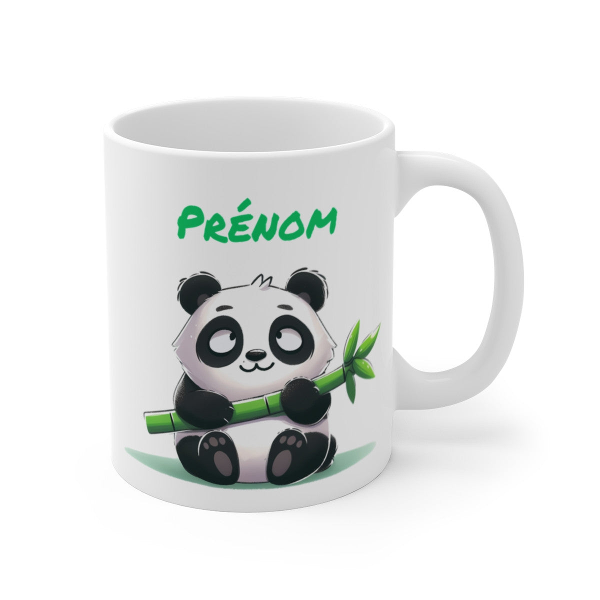 Mug Panda Mignon Personnalisable Prénom – Tasse Animal Kawaii 11oz Cadeau Enfant