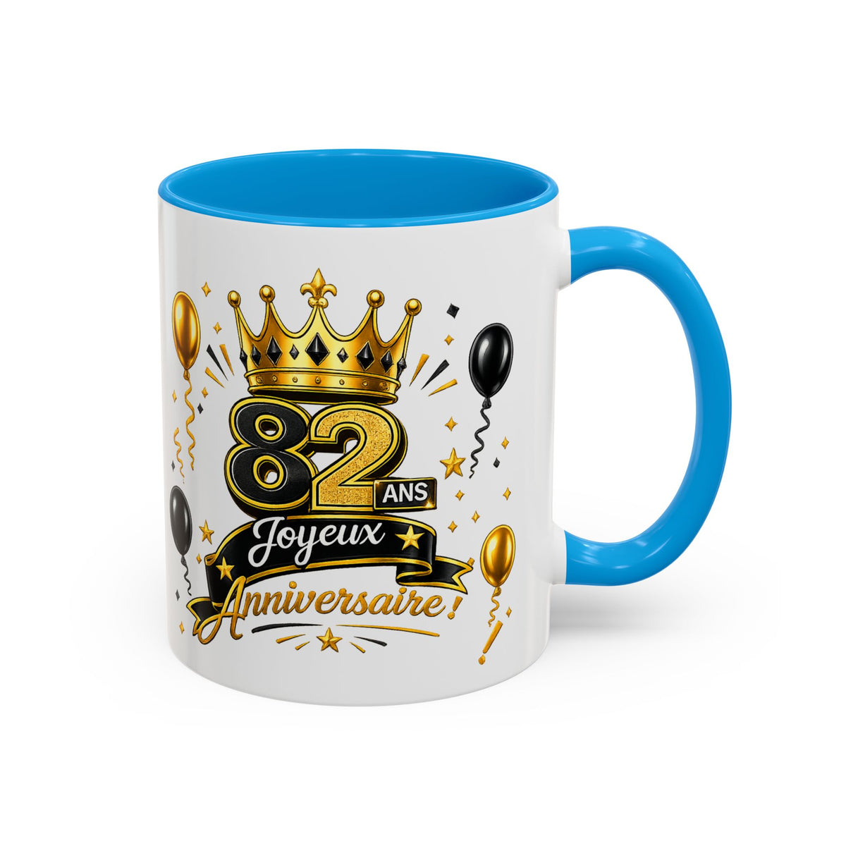 Mug Joyeux 82 Ans – Tasse Anniversaire 82 Ans – Cadeau Original pour Femme Homme – Idée Cadeau 82e Anniversaire