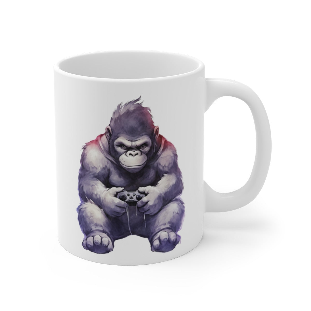 Mug Gorille Gamer – Design Puissant – Cadeau Geek Original