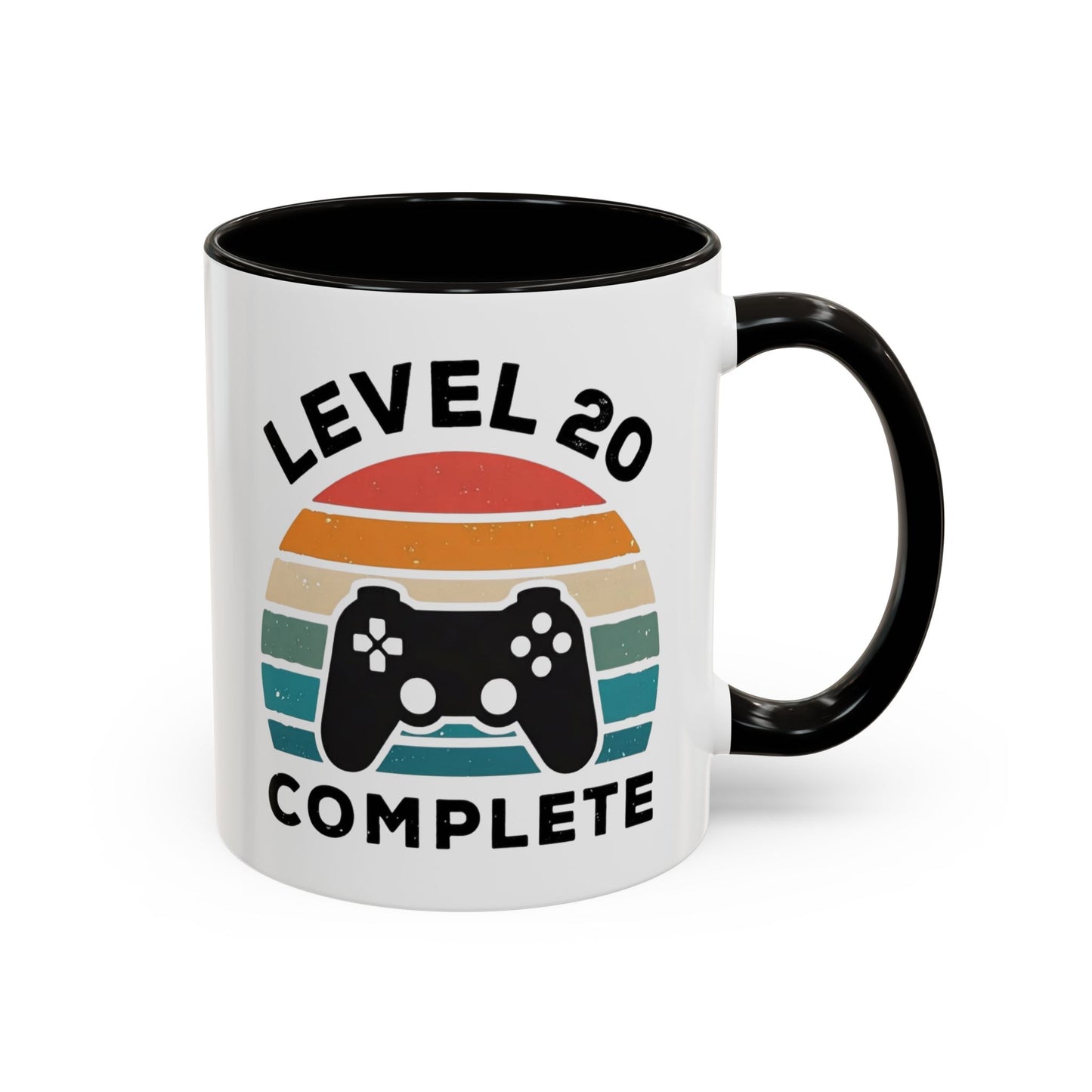 Tasse Level 20 Complète – Mug Gamer 20 Ans Homme Femme – Cadeau Anniversaire 20 Ans Gaming Console 325 ml
