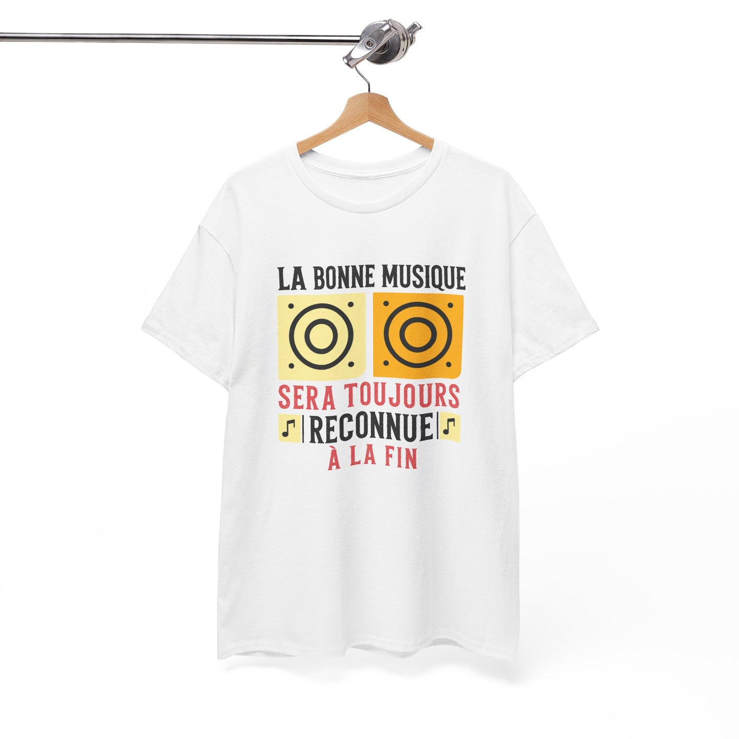 Tee Shirt Homme et Femme Musique Mélomane Passion Musicale Enceinte Son Vintage Idée Cadeau