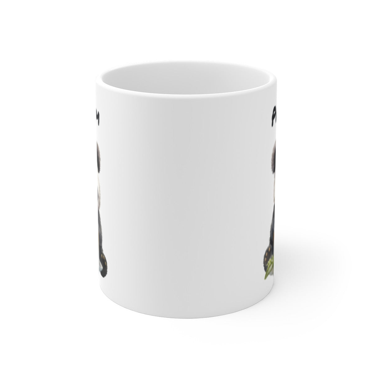 Mug Panda Anniversaire – Personnalisable avec Prénom – Gâteau & Bougies