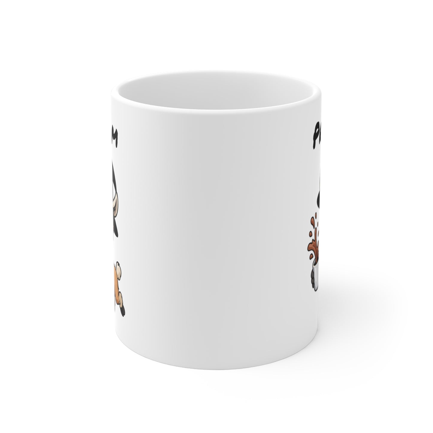 Tasse Personnalisable Lama Sorcier Café – Mug Céramique 325ml avec Prénom – Illustration Halloween