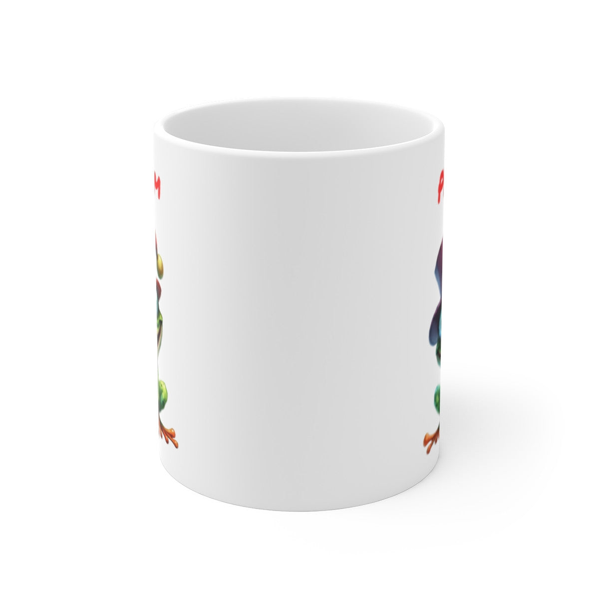 Tasse Personnalisable Grenouille Drôle – Mug Prénom Chapeau Bouffon Humour Cadeau Original 325ml
