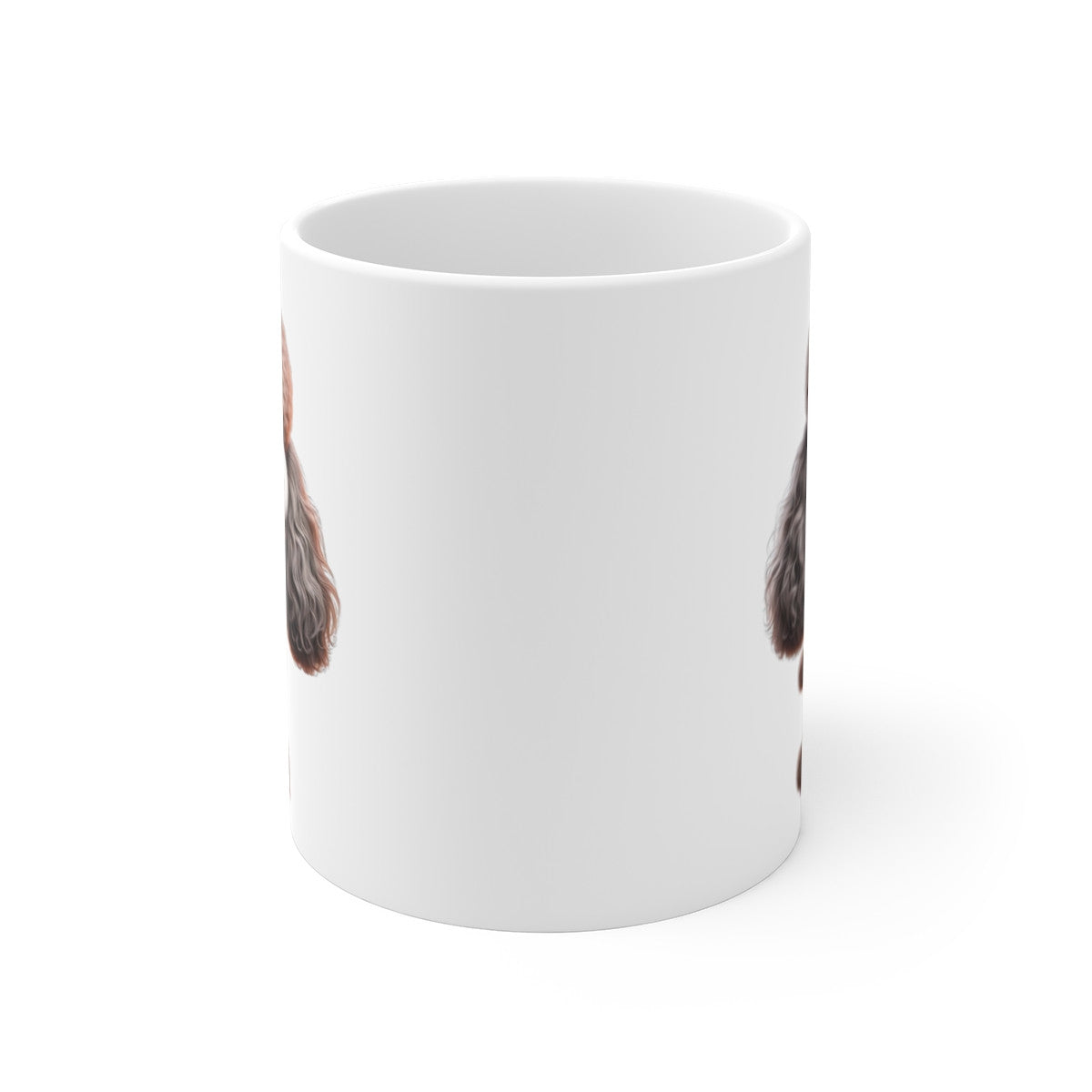 Mug Caniche Marrant – Illustration Cartoon Aquarelle – Tasse Chien Stylé et Original