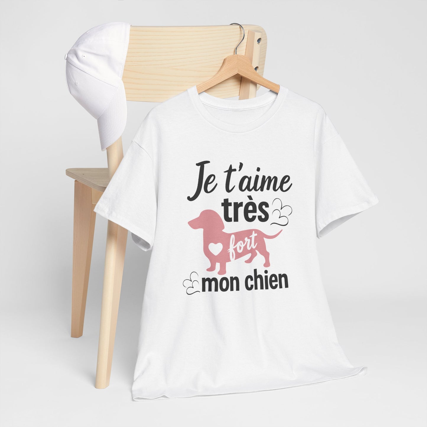 T-Shirt Chien Femme – Cadeau Amoureuse des Chiens – Maman de Chien Dog Mom – Humour Passion Animaux – Idée Cadeau