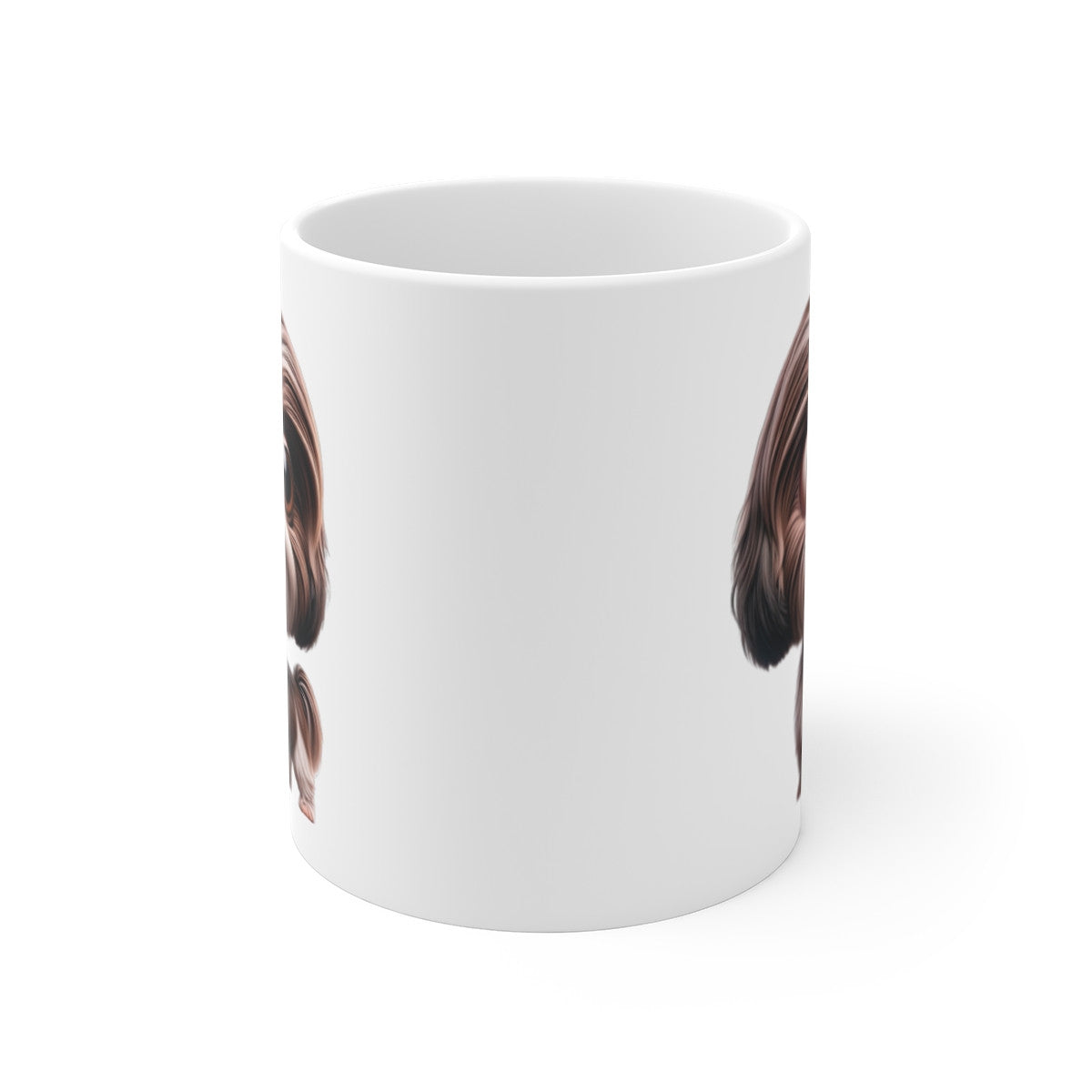 Tasse Chien Shih Tzu Mignon – Mug Cartoon Chiot Poil Long Cadeau Fan Animaux 325ml