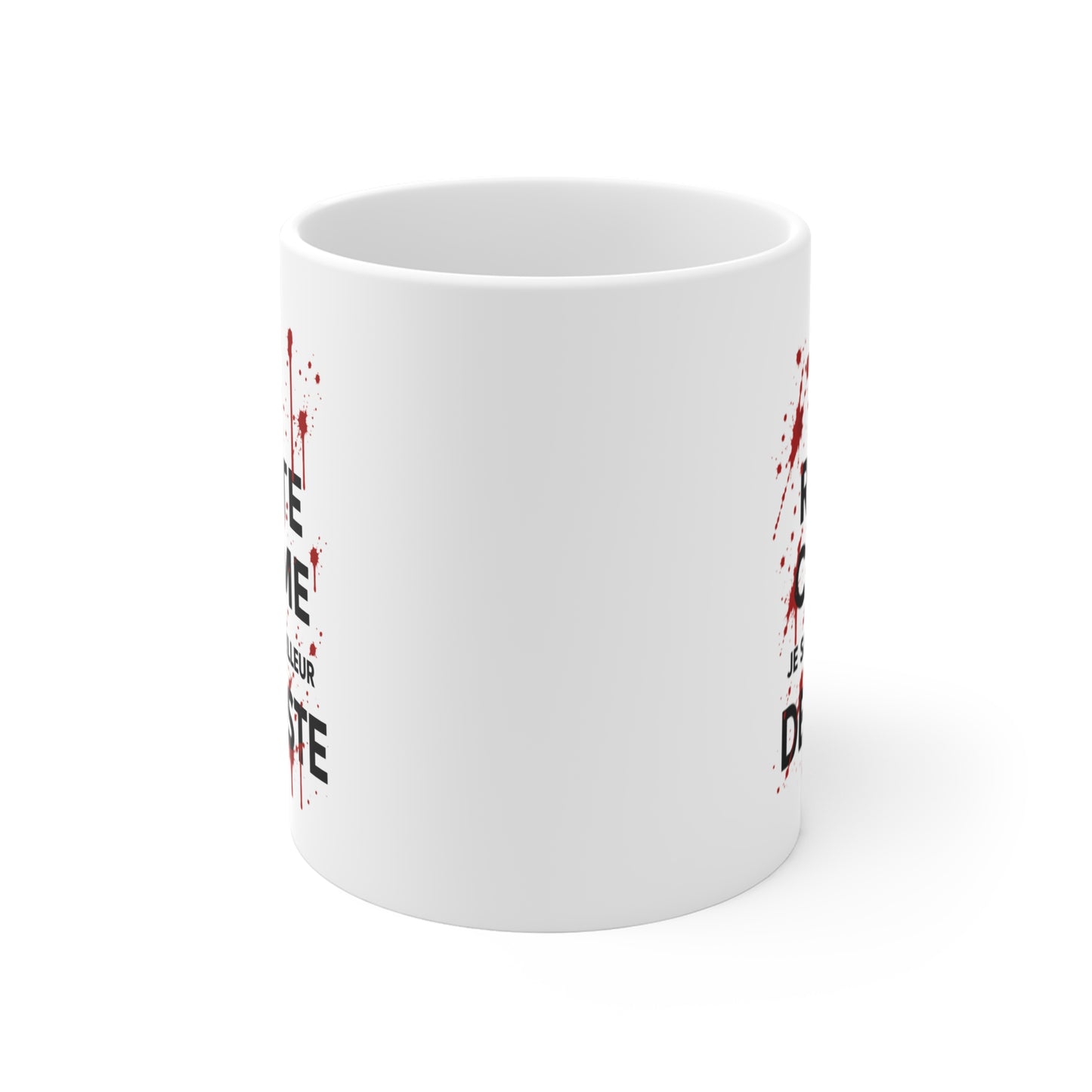 Tasse Reste Calme Je Suis Le Meilleur Dentiste – Mug Humour Dentiste Sanglant – Cadeau Drôle Cabinet Dentaire 325ml