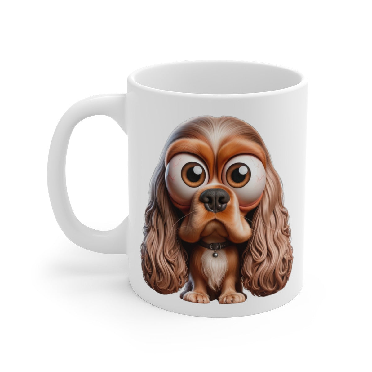 Tasse Chien Cocker Spaniel Mignon – Mug Cartoon Chiot Longues Oreilles Douces 325ml