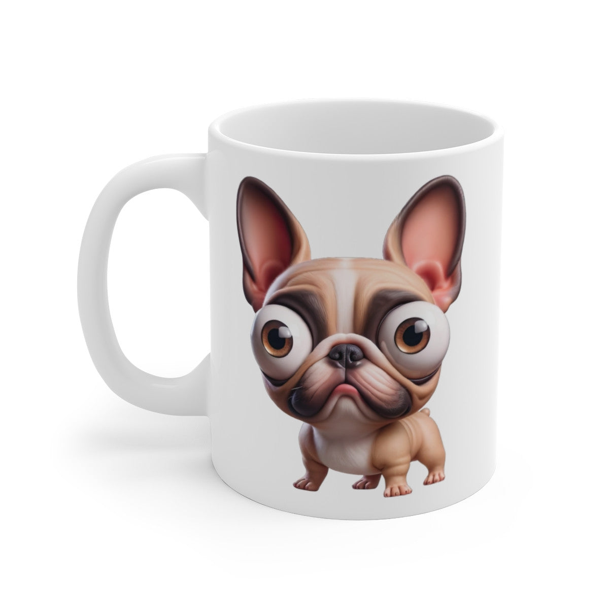Tasse Chien Bouledogue Français Mignon – Mug Cartoon Frenchie Rigolo 325ml