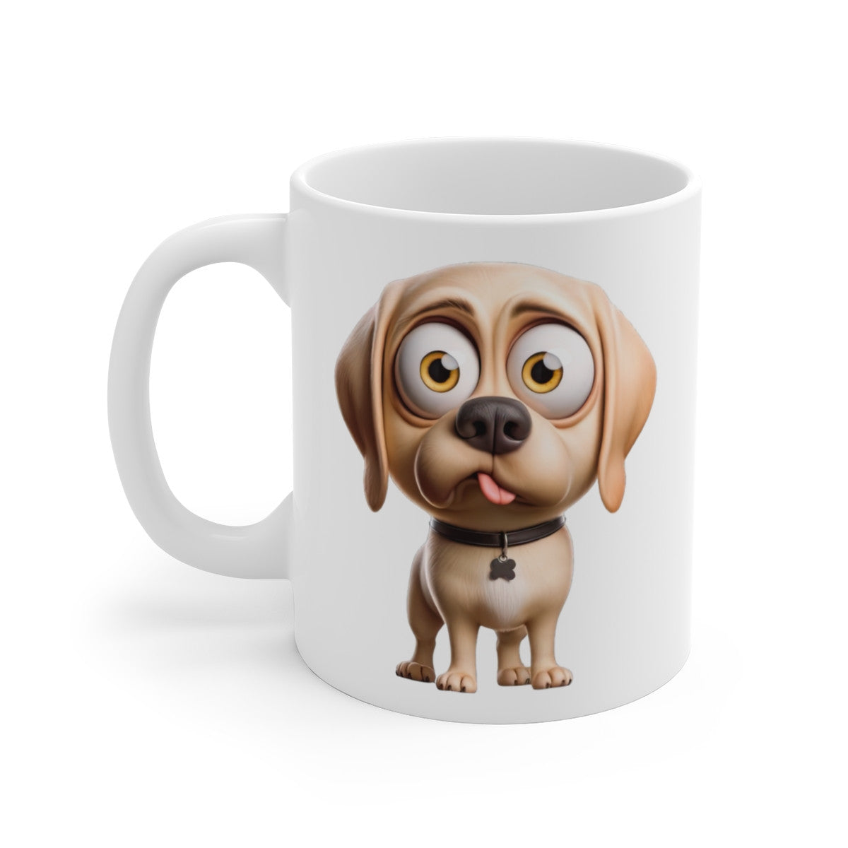 Tasse Labrador Mignon – Mug Chien Labrador Dessin Animé 325ml – Cadeau Fan de Chiens Gentils Idée cadeau pour enfant et adulte