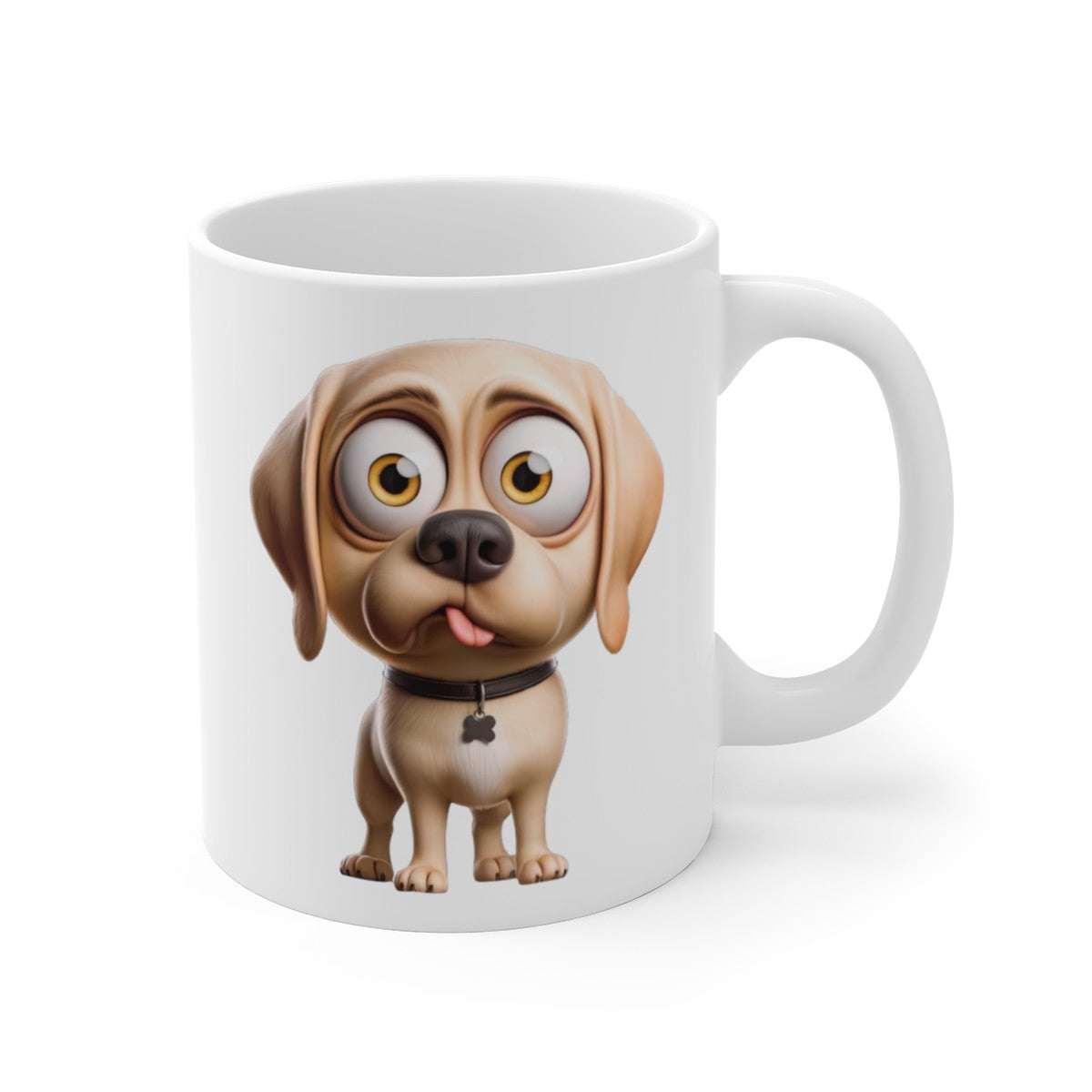 Tasse Labrador Mignon – Mug Chien Labrador Dessin Animé 325ml – Cadeau Fan de Chiens Gentils Idée cadeau pour enfant et adulte