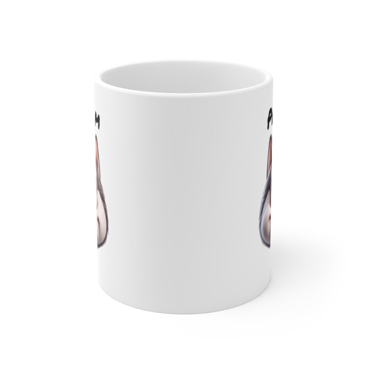 Tasse Husky Personnalisée avec Prénom – Mug Chien Nordique Mignon – Idée Cadeau Fan de Husky Sibérien