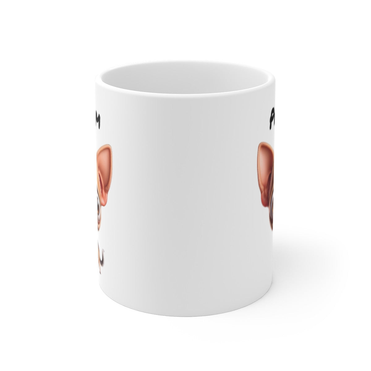 Mug Chihuahua Personnalisable – Tasse Chien Mignon avec Prénom – Cadeau Trop Mignon pour Fan de Chihuahua