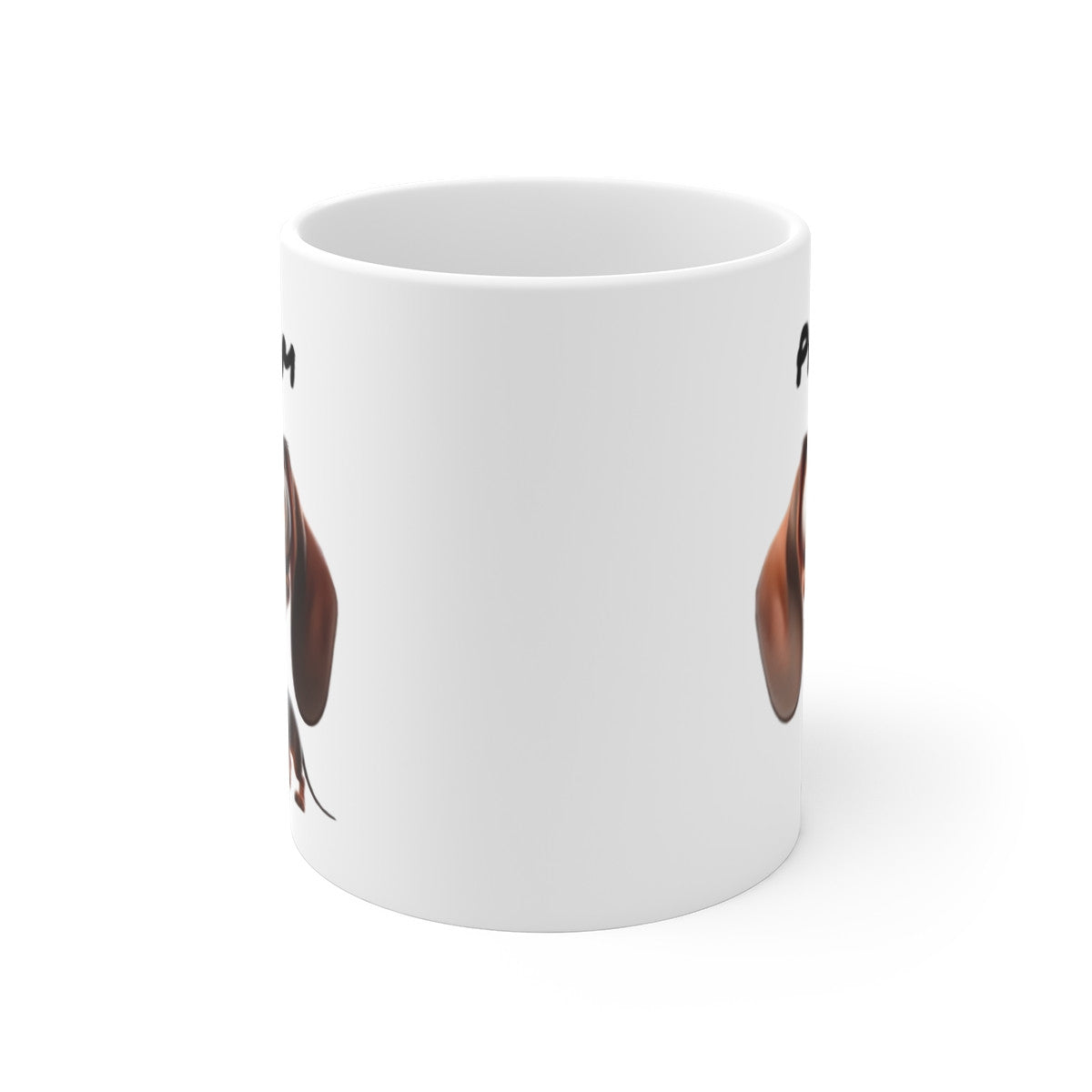 Mug Teckel Personnalisable – Tasse Chien Mignon avec Prénom – Cadeau Original pour Amoureux des Teckels