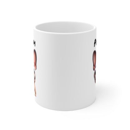 Mug Bouledogue Français Personnalisable – Tasse Chien Mignon avec Prénom – Cadeau Fun pour Amoureux des Bouledogues