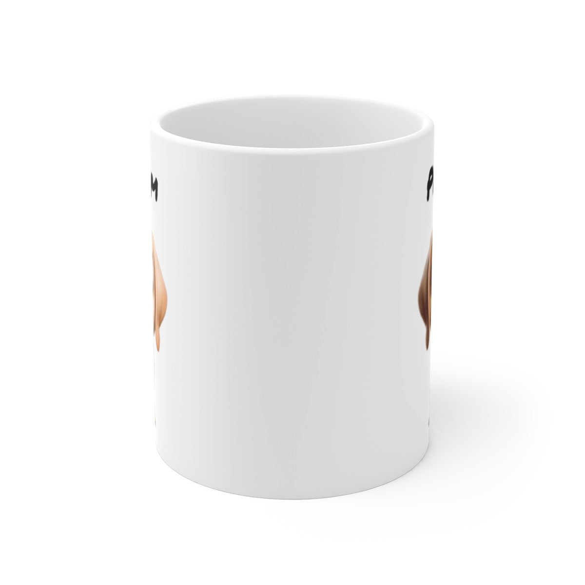 Tasse Labrador Personnalisée avec Prénom – Mug Chien Beige Cartoon – Idée Cadeau Fan de Labrador Retriever