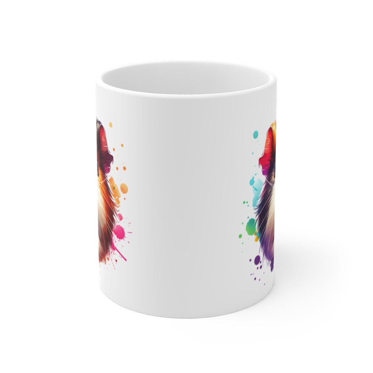 Mug Cochon d’Inde Pop Art – Tasse Colorée et Joyeuse pour les Amoureux des Rongeurs