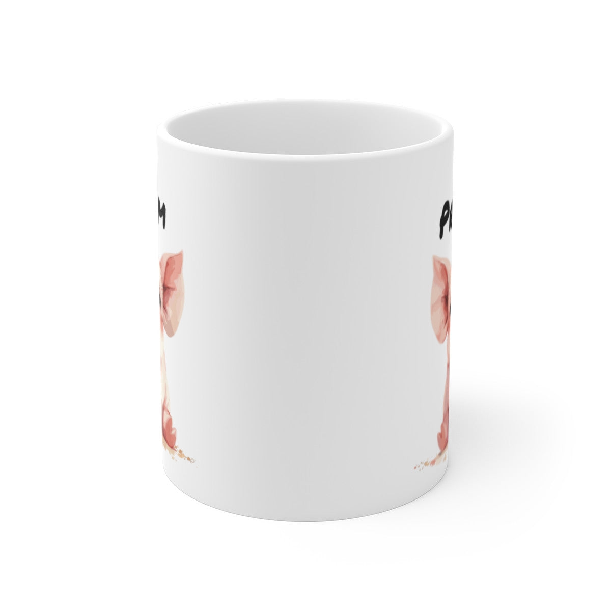 Mug Cochon Bébé Personnalisable – Tasse Animale Trop Mignonne avec Prénom – Cadeau Tendre et Unique