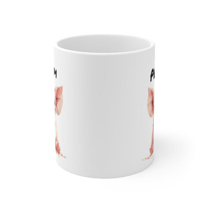 Mug Cochon Bébé Personnalisable – Tasse Animale Trop Mignonne avec Prénom – Cadeau Tendre et Unique