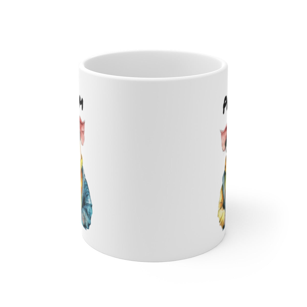 Tasse Cochon Stylé Personnalisée avec Prénom – Mug Animal Hipster en Hoodie – Cadeau Drôle et Moderne