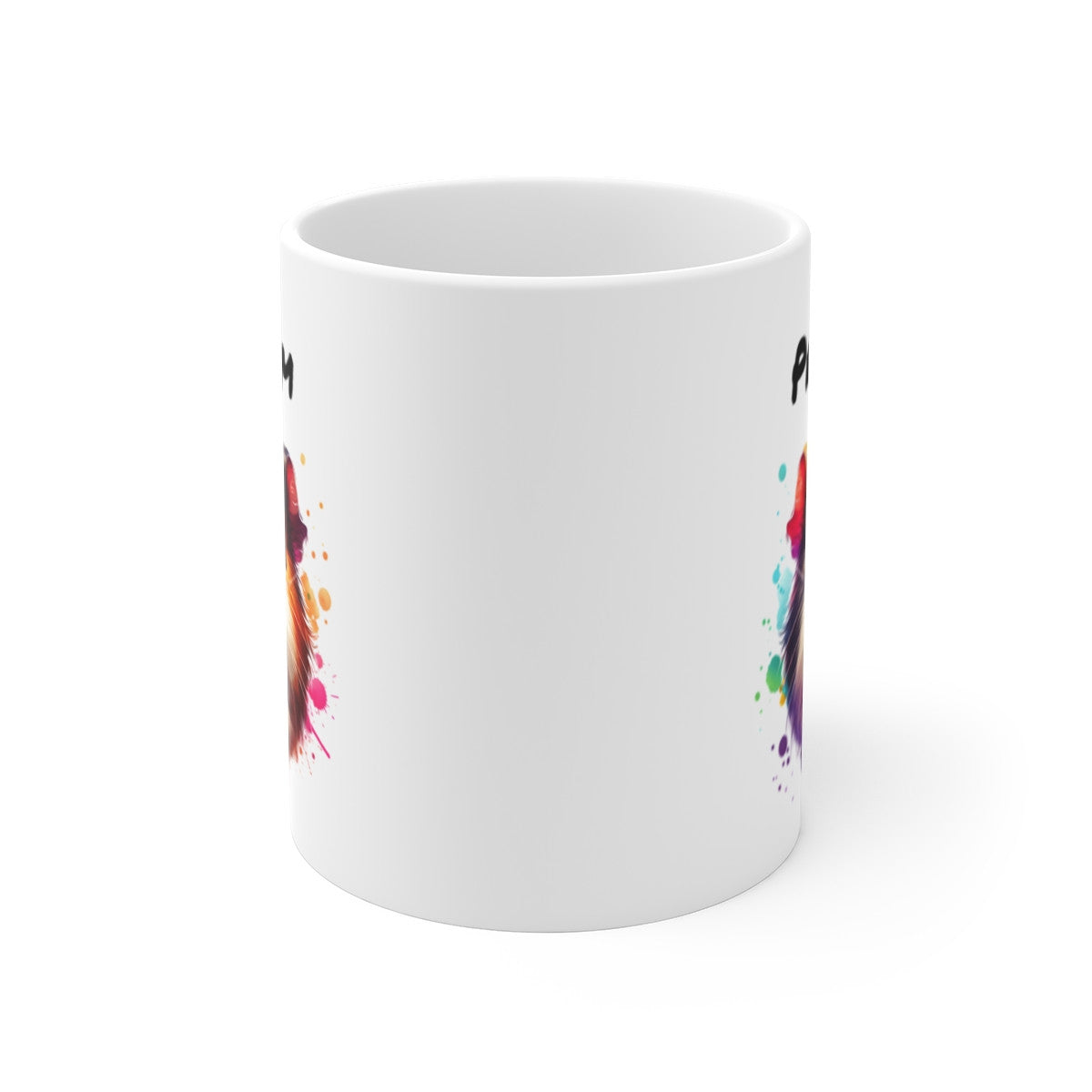 Mug Cochon d’Inde Personnalisable – Tasse Rongeur Mignon Style Pop Art – Cadeau Original avec Prénom