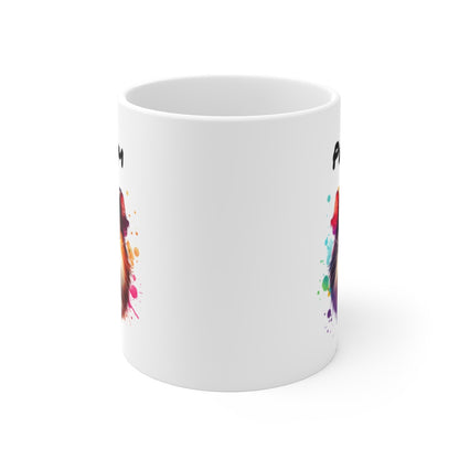 Mug Cochon d’Inde Personnalisable – Tasse Rongeur Mignon Style Pop Art – Cadeau Original avec Prénom