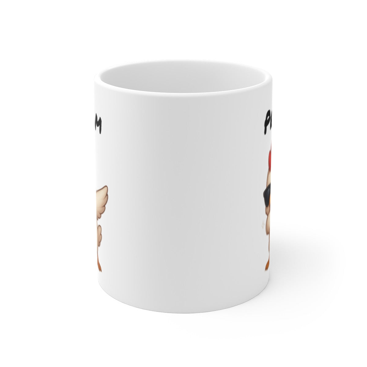Mug Poule qui Dab – Tasse Personnalisable avec Prénom – Design Fun et Cool