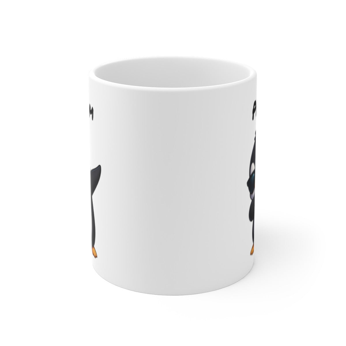 Mug Pingouin qui Dab – Tasse Personnalisable avec Prénom – Cadeau Fun, Hiver & Humour