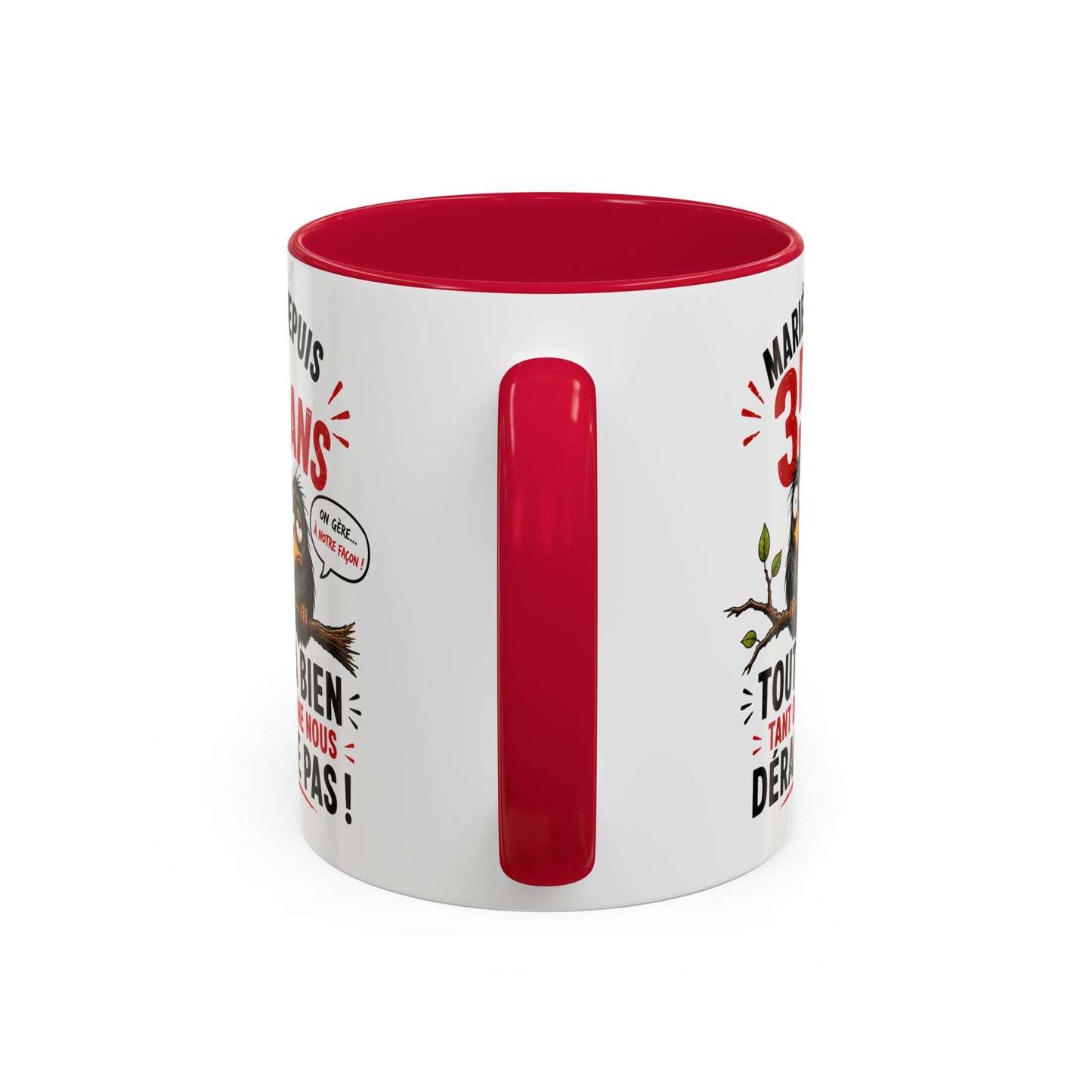 Tasse Mariés Depuis 35 Ans – Mug Humour Anniversaire de Mariage Homme Femme – Cadeau Couple 35 Ans de Mariage 325 ml