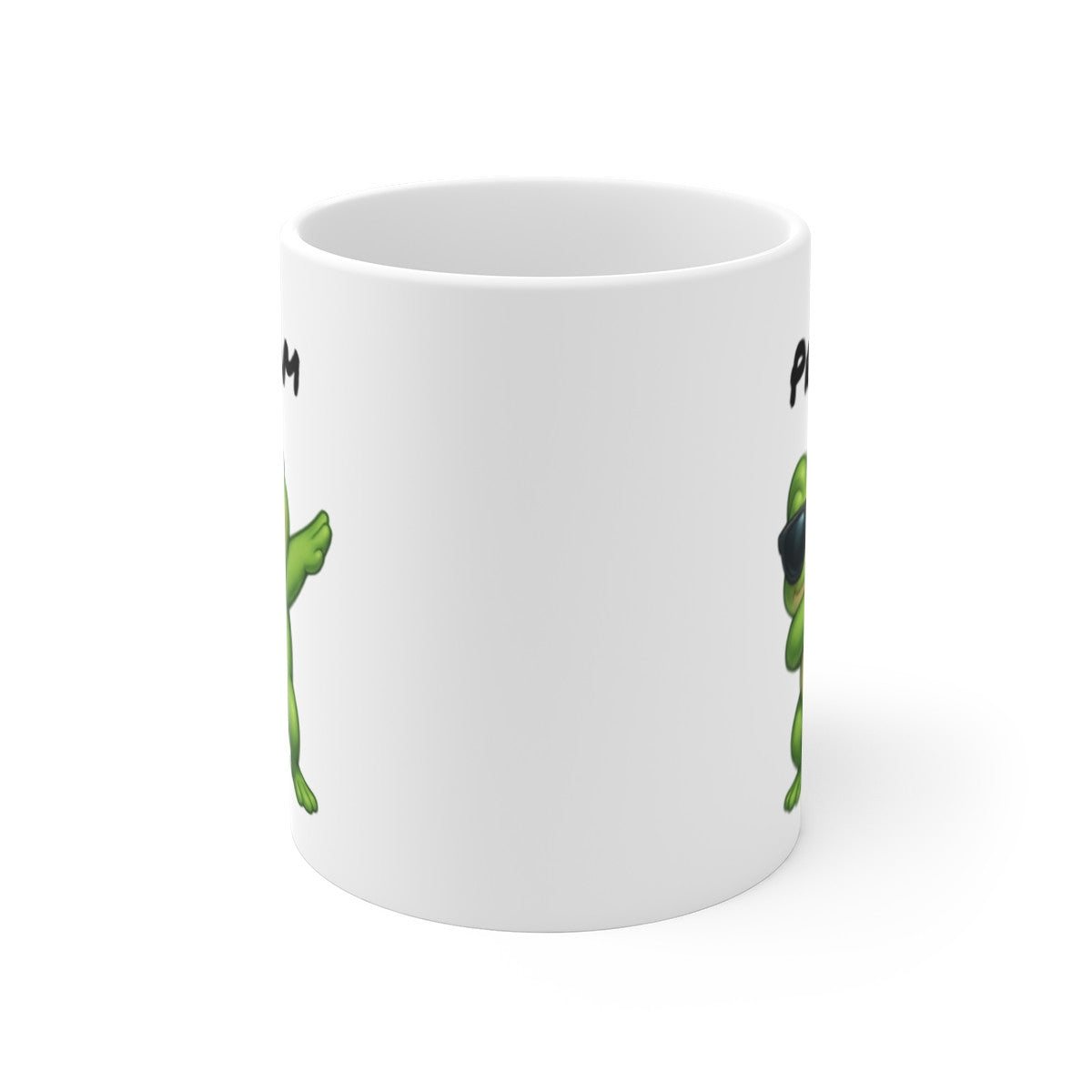 Tasse Grenouille Dab – Mug Drôle et Personnalisé avec Prénom – Cadeau Original Enfant, Ado ou Fan d’Animaux Rigolos
