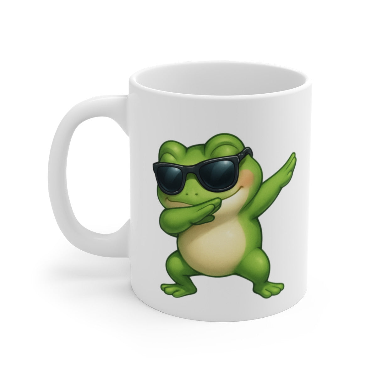 Mug Grenouille qui Dab – Illustration Amusante et Colorée – Cadeau Original et Rigolo