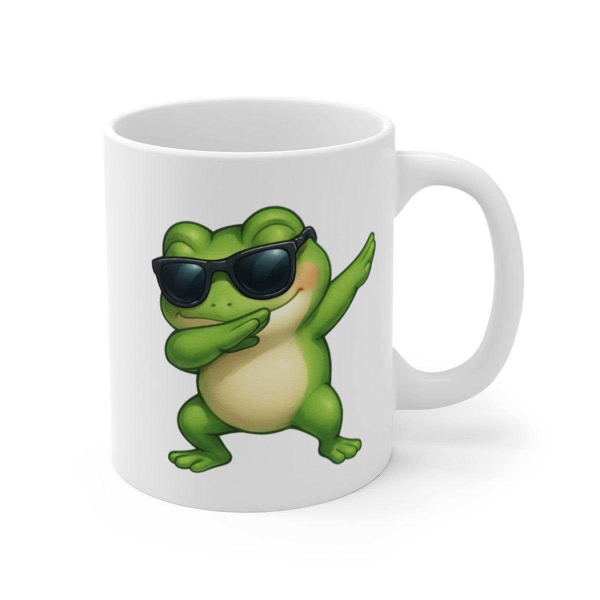 Mug Grenouille qui Dab – Illustration Amusante et Colorée – Cadeau Original et Rigolo